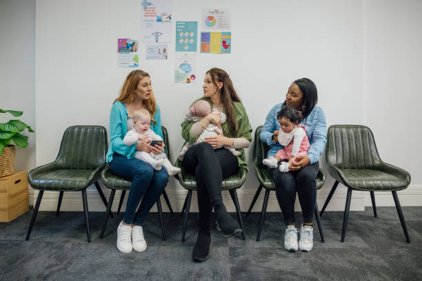 istock Mothers and Babies in a Waiting Room 1962093712