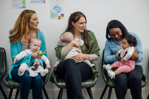 istock Cute Babies with their Mothers 1962093726