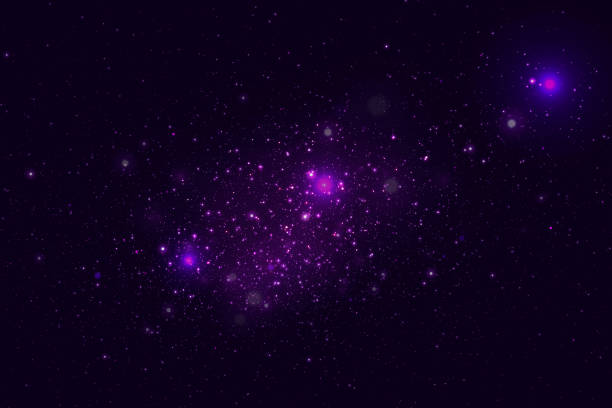 istock Space background with stardust and shining stars. Realistic space with glare of light. 1962098531