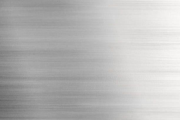 istock Close up of Brushed metal 1962144644