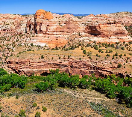 Colourful Rocks in  Grand Staircase Escalante National Monument in Utah