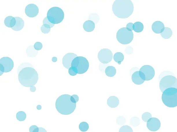 Vector illustration of Simple polka dot background material_light blue
