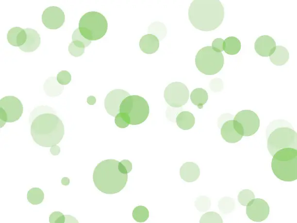 Vector illustration of Simple polka dot background material_green