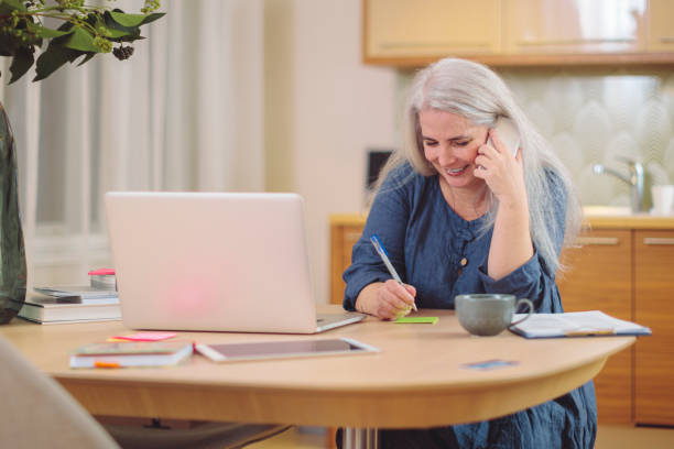 istock Mature woman at home 1962227987