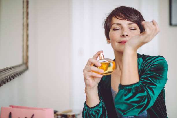 Beautiful woman at home