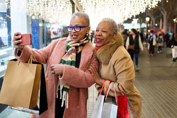 istock Selfie while shopping at Christmas 1962242944