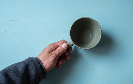 person with coffee cup