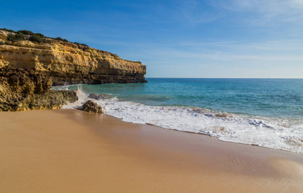 istock beach of Praia da Marinha 1962273486