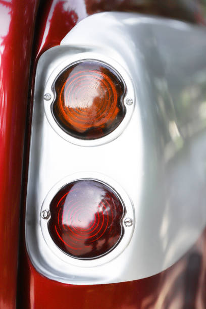 istock Front car headlights. Automatics and lenses. Car light. Modern and old headlights. Good light from headlights. High quality photo. 1962336465