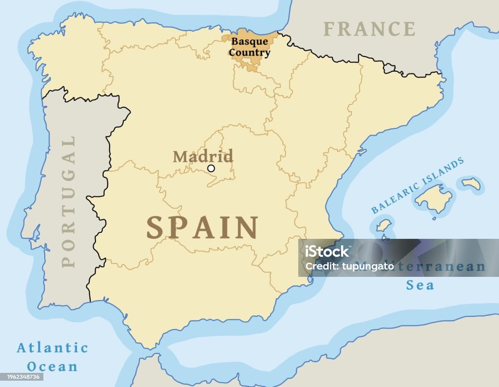 Basque Location Basque Country Location Stock Illustration - Download Image Now ...