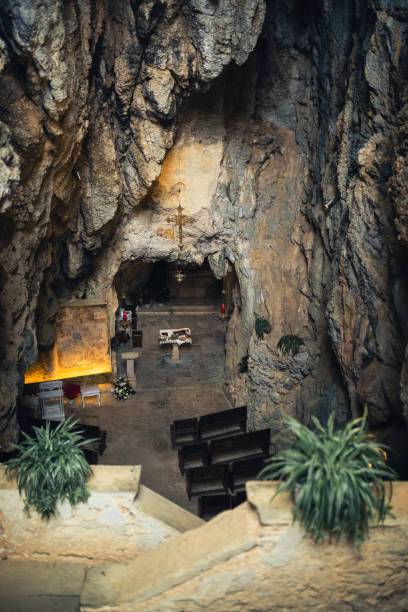 istock Catholic church located in a natural cave 1962362999