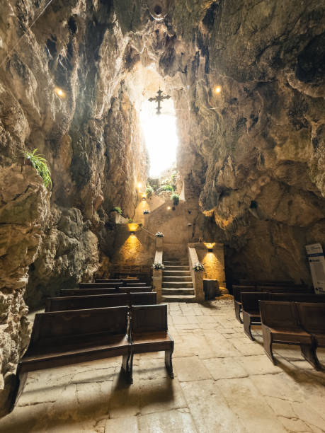 istock Catholic sanctuary in a old cave 1962389675