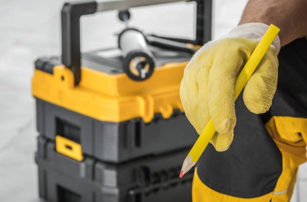 istock Professional Contractor Worker with a Pencil in His Hand 1962469867