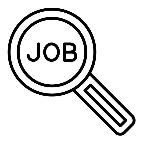 job search icon - 11242 stock illustrations