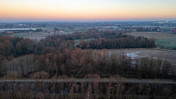 istock Crisp Dawn: Early Morning Over Rural Landscape 1962608436