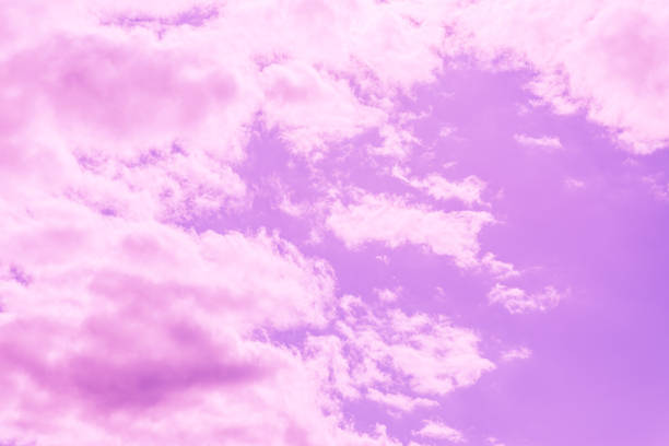 istock Beautiful dramatic pink cloud sky purple and violet tones Background.Toned. 1962633759