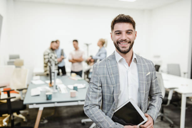 istock Portrait Of Male Project Manager At Work 1962647192