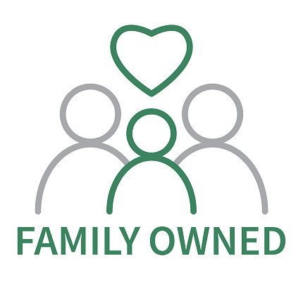 Family Owned Business Vector Line Icon
