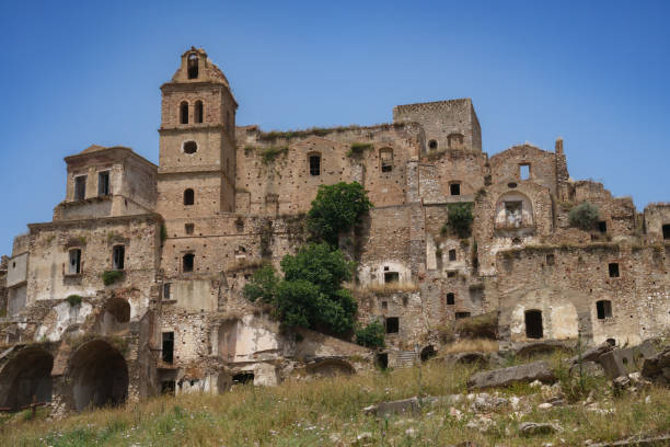 istock Craco, old abandoned village in Basilicata, italy 1962688540