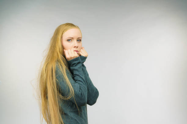 Sad upset young female. Girl feels unhappy, problem in personal life, heartbreak.