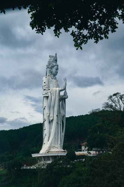 istock Giant Buddhist Statue at Elephant Falls in Da Lat 1962865018