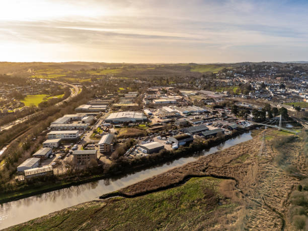 istock Brunel Industrial Estate in Newton Abbot 1962884006