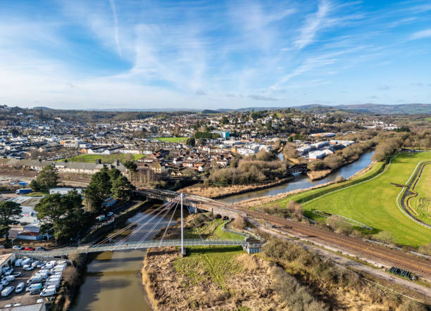 istock Town Quay Bridge in Newton Abbot 1962884528