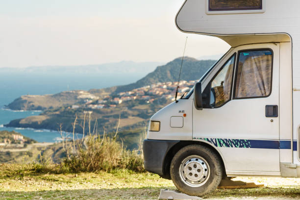 istock Caravan on coast in France 1962912491