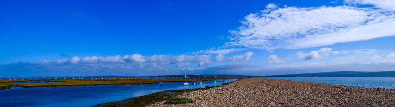 the hampshire coast sand spit hurst spit salt marshes keyhaven