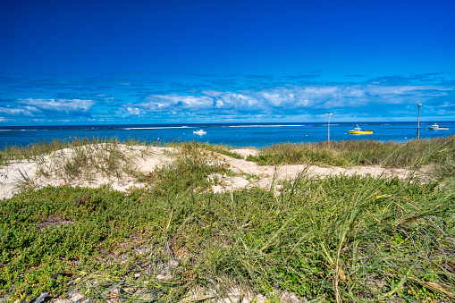 Sand dunes in Lancelin, Western Australia.