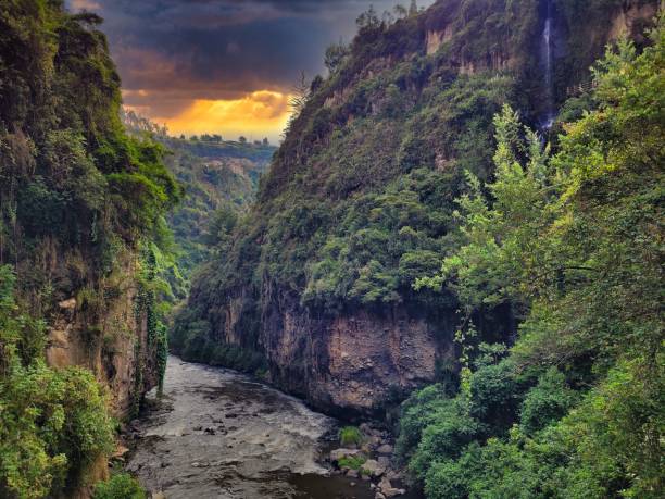 las lajas canyon in colombia