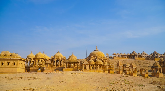 beautiful view of bada bagh 22 JAN 2024, Jaisalmer , Rajasthan , india