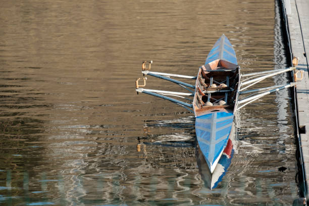 istock A sports kayak has been launched for training 1963123628