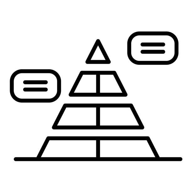 pyramid icon - 11817 stock illustrations