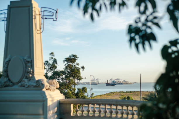 Montevideo Port landscape. - foto de stock