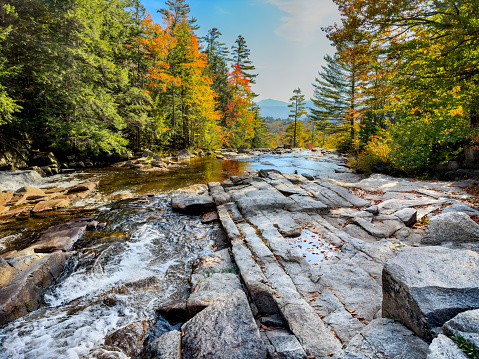 The Wildcat River at Jackson Upper Falls, Jackson, New Hampshire