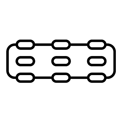 Foam Roller icon vector image. Can be used for Fitness at Home.