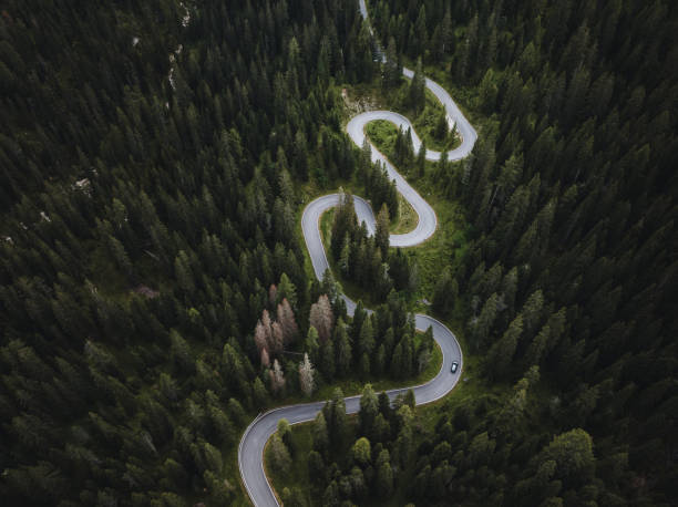 стокові фото, фото роялті-фрі та зображення на тему звивисті пригоди - звивиста дорога