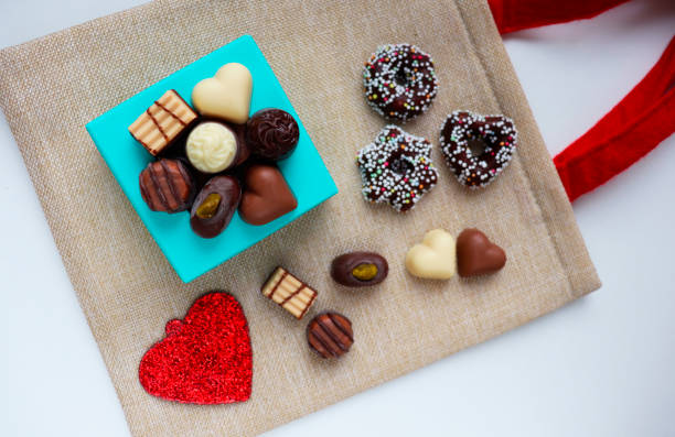 istock set of chocolates in gift box and valentine's heart 1963615879