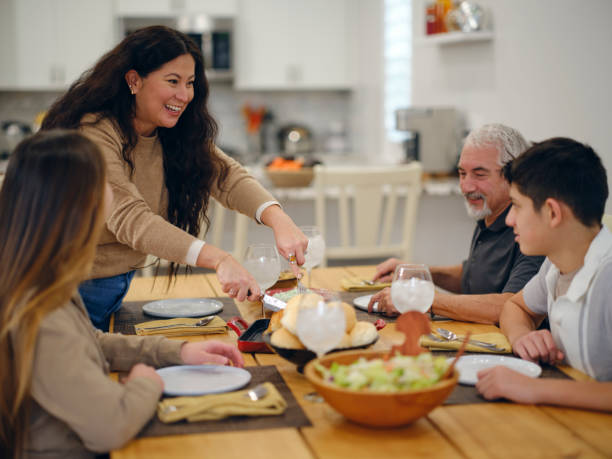 istock Familiy Dinner in a Home 1963697511