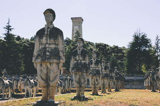 Sculpture Group of the Chinese Expeditionary Force at the Songshan Battle Site, Longling County, Baoshan City, Yunnan Province, China