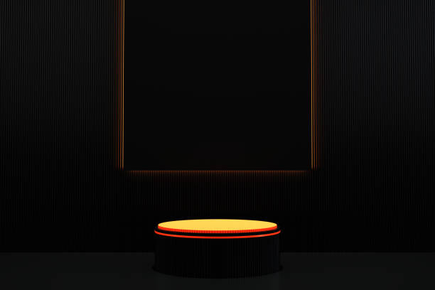 istock Empty Podium luxury  for cosmetic product display presentation stock photo 1964042051