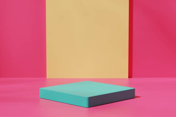 istock Scene with a podium for product presentation, 3d rendering 1964310302
