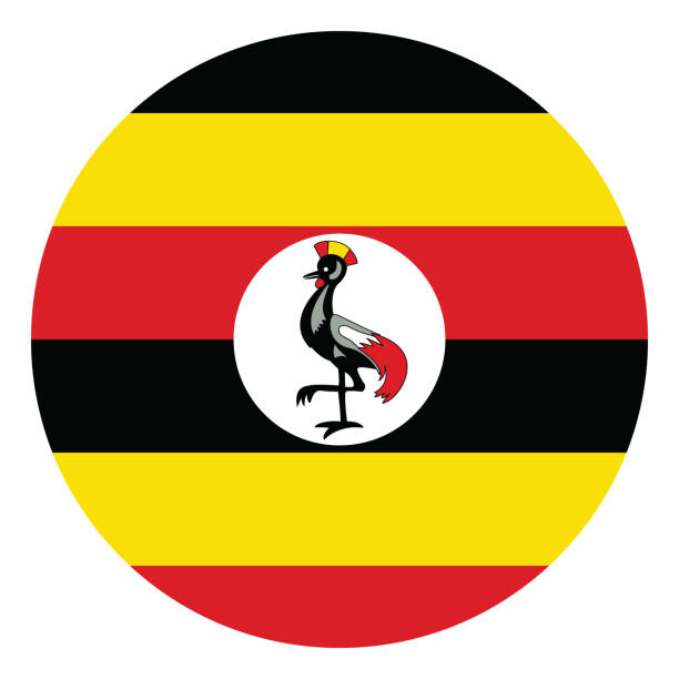 Uganda flag. Flag icon. Standard color. Circle icon flag. Computer illustration. Digital illustration. Vector illustration. The flag of Uganda. Flag icon. Standard color. Circle icon flag. Computer illustration. Digital illustration. Vector illustration. rothschild giraffe stock illustrations