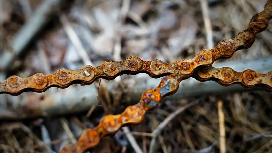 Time's grip tightens, leaving behind a rusty chain of memories.