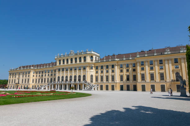 Vienna, Austria - June 18, 2023: Summer Imperial Palace  Schoenbrunn