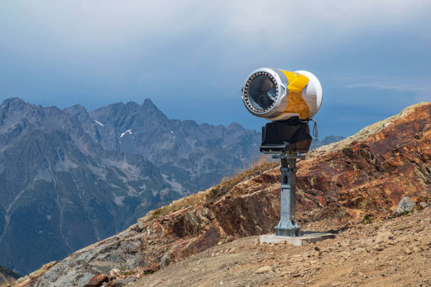 istock Snow cannon in the mountains 1964434745