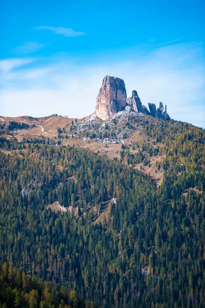 istock Rock formation in the Dolomite mountains 1964465123