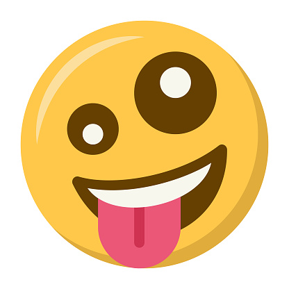 Zany face emoji icon