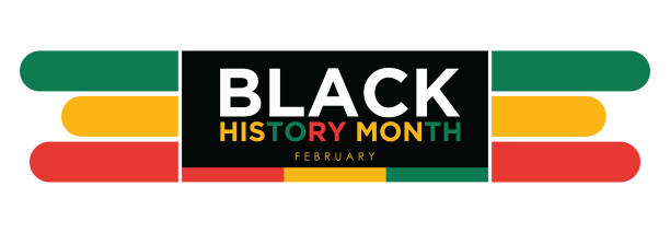 istock Black history month celebrate.Line shape. Vector illustration design graphic. Black history month. Vector stock illustration 1964613562